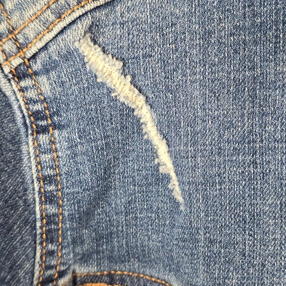 Sonoma Goods for Like Everyday Jean Trucker Jacket Distressed & Frayed XXL (Q-5) - Picture 5 of 8